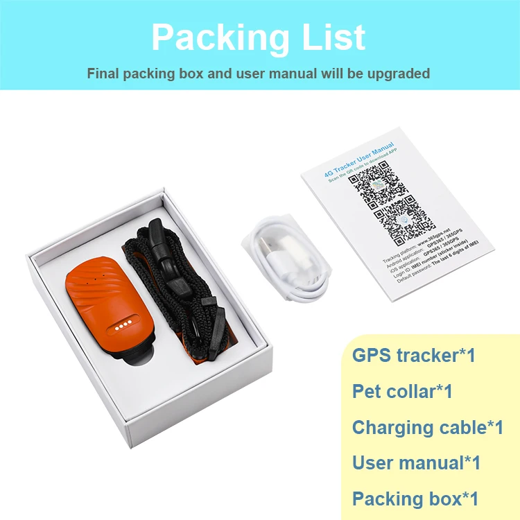 2024 New Smart  Keychain Wallet Luggage Loss Prevention App-based Waterproof Dog Collar Mini 4g Smart Pet GPS Tracker Collar