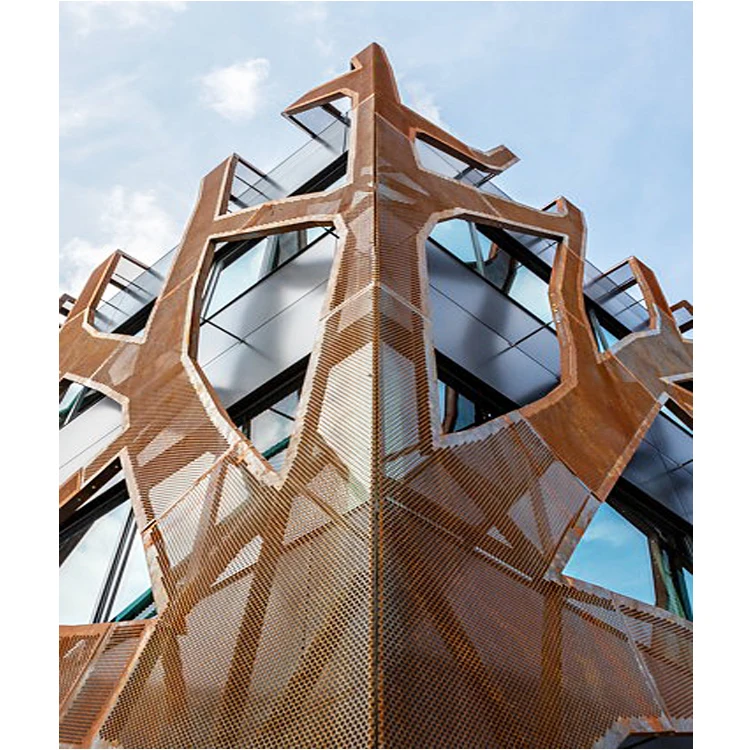 Металлическая сетка, алюминиевая сетка, занавеска, тканая сетка, изготовление на заказ, яркий световой фасад