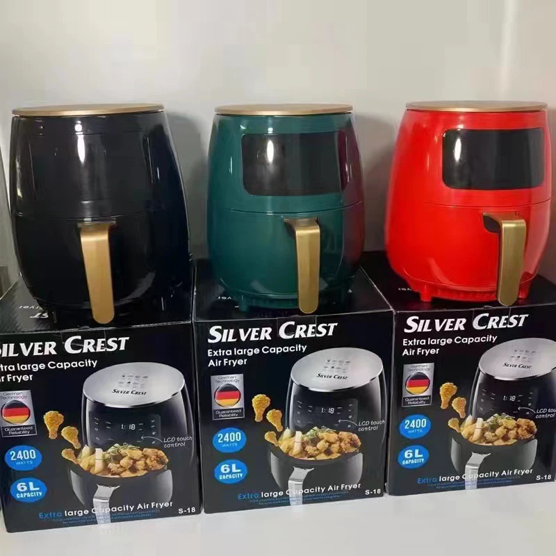 Оптовая продажа Гуандун дешевая Серебристая воздушная фритюрница crest 6 л плита