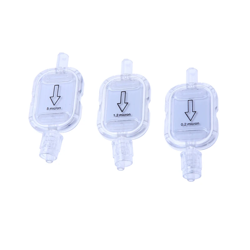 Hospital and Medical Use Precision Infusion Fluid Filter For IV Infusion Sets Component 0.2um Gravity Infusion Filter