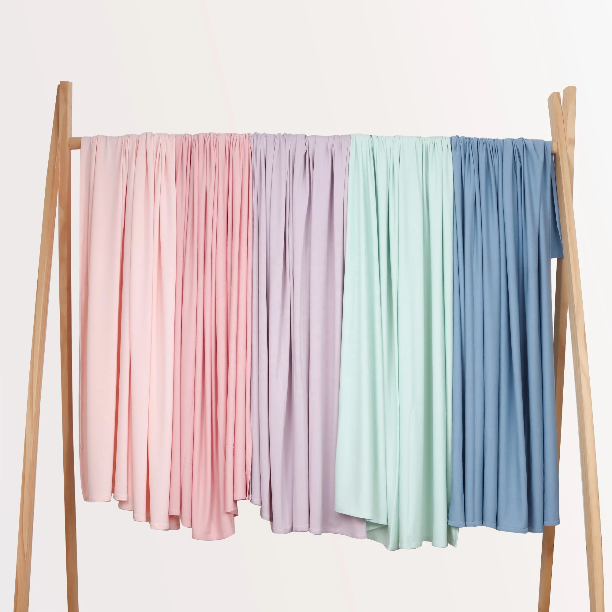 Organic Cotton Baby Wrap Swaddle Receiving Blanket Baby Printing Eco-Friendly Newborn Knitted Baby Security Blanket Super Soft