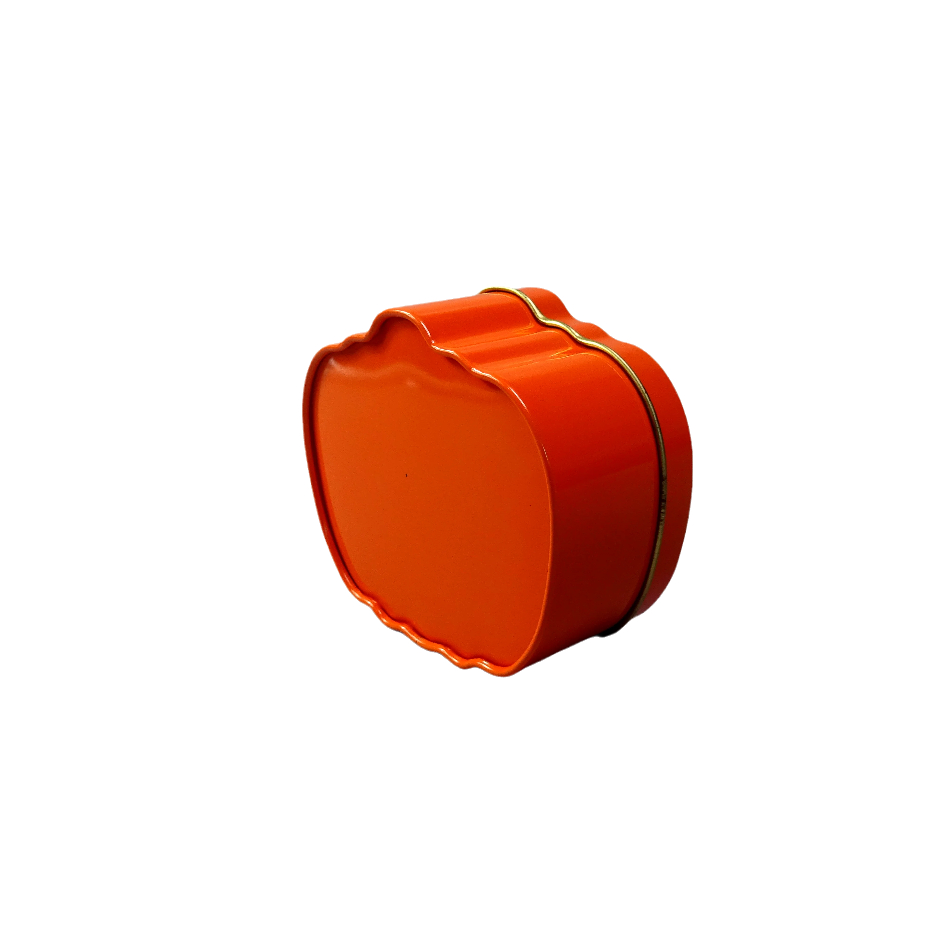 Manufacture design pumpkin shape tin box Halloween style tin can gift packaging boxes