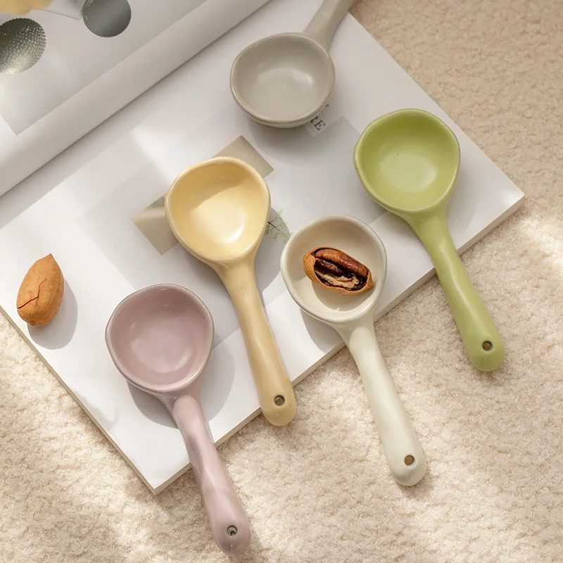 Ins style large capacity breakfast milk oat cup handmade ceramic irregular shape mug pottery