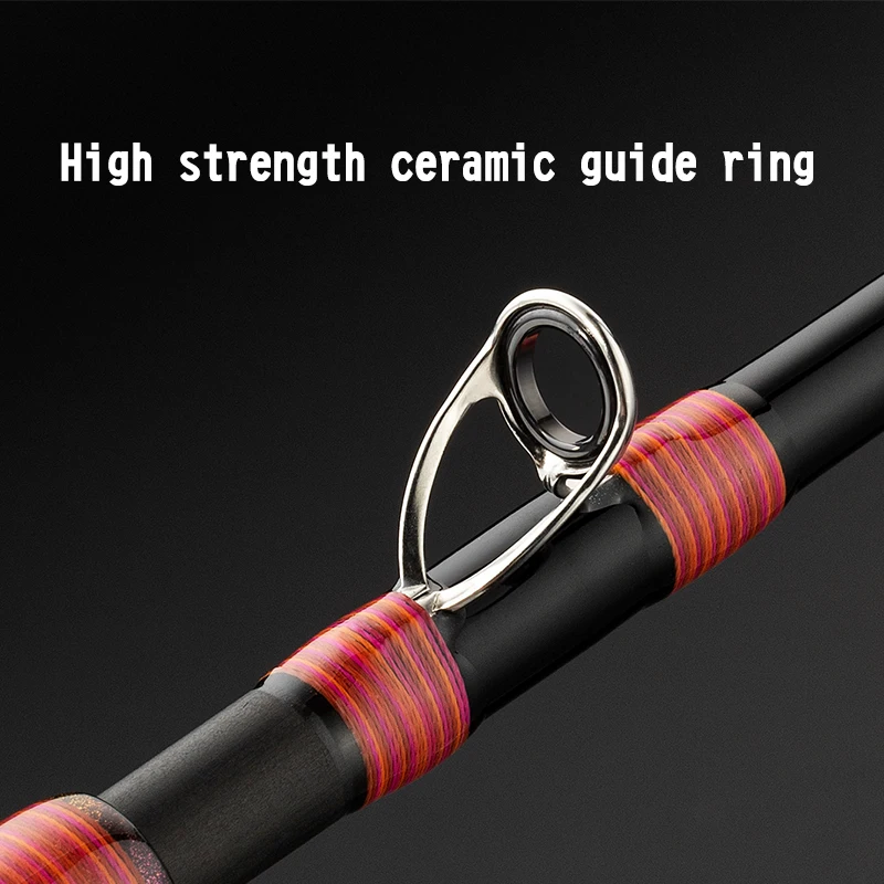 CRONY High-Quality Materials Top-Rated two piece bait casting rod carbon fiber fishing rod