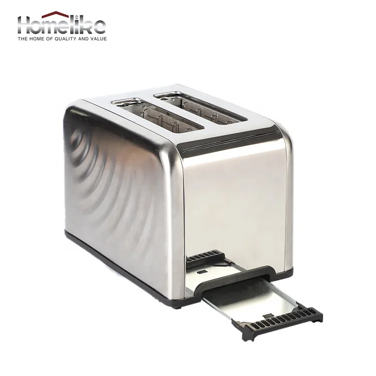  High Quality LED Display Household Commercial Stainless Steel 2 Slice Pop Up
