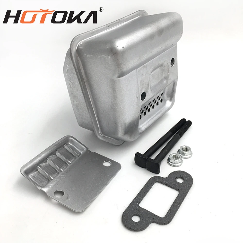 HOTOKA manufacturer supplier ms180 chainsaw muffler spare parts professional HUS ms 180 petrol chain saw muffler for wholesale
