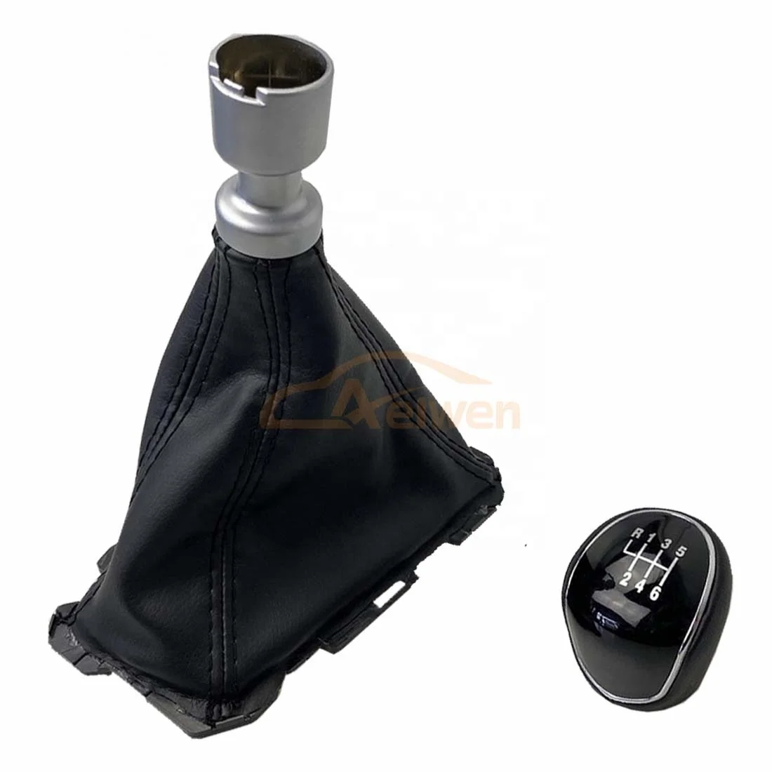 Accessories used for Ford Focus III 6 Speed Car Gear Shift Knob with Leather