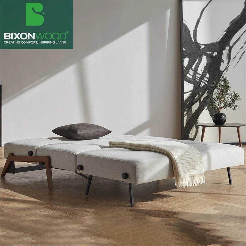 BIXONWOOD Luxury Modern Sofa Set High Quality Tufted Fabric Folding Sofa Bed for Living Room Hotel Outdoor or Apartment Use