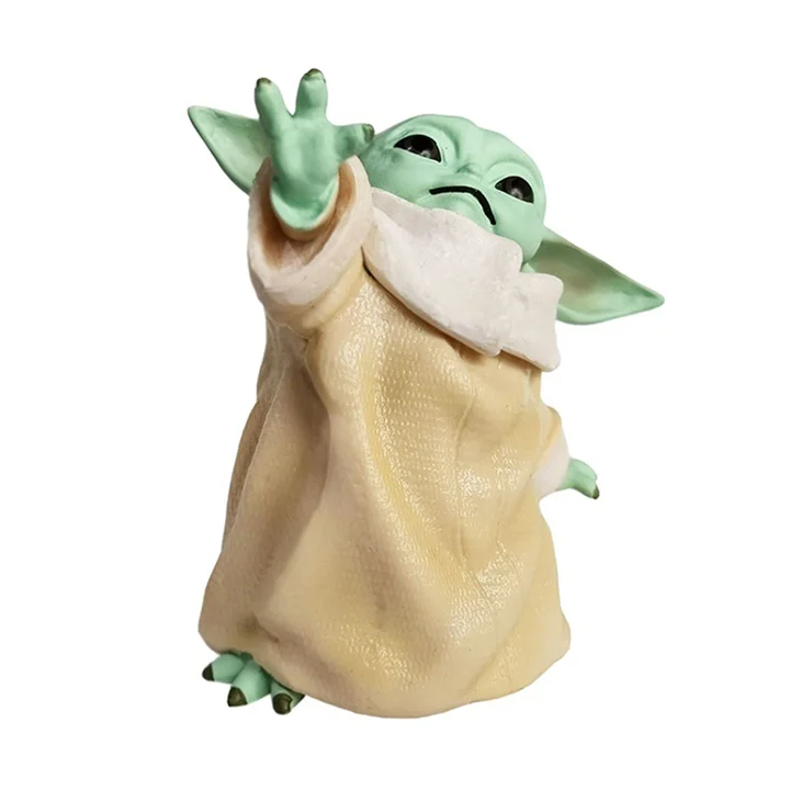High Quality And Low Price Resin Doll Baby Yoda Animatronic Toy For Gift And Decorations