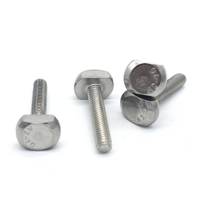 Factory Supplier Wholesale Bolt T-head Fasteners Stainless Steel T Slot Bolts