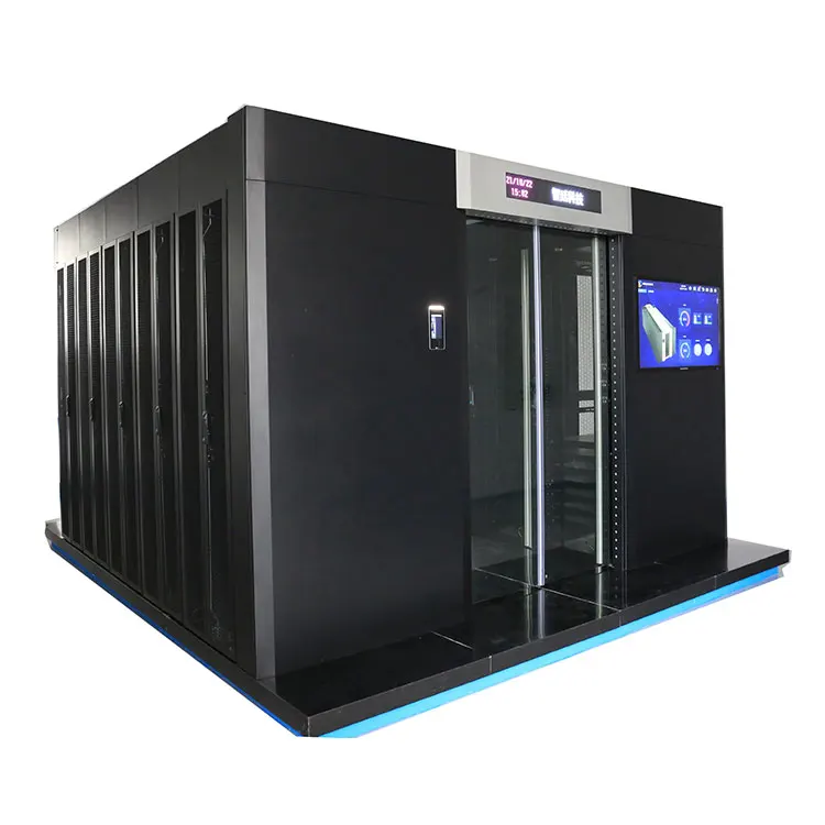 42U Colocation Server Rack Micro Data Center Solution Cold Aisle Containment