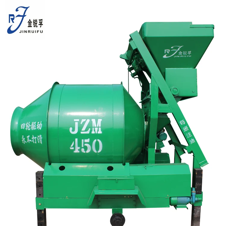Factory Price Concrete Mixer with Lift Construction Small Jzm Concrete Drum Mixer
