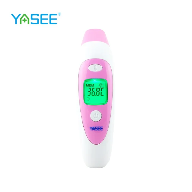 Yasee OEM ODM CE Medical Non Contact Digital Electronic Forehead Ear Infrared Thermometer