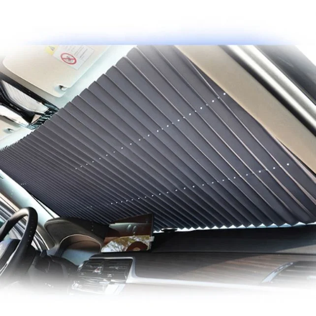 Car Windshield Shade - Blocks UV Rays Visor Protector shade to Keep Your Vehicle Cool and Damage Free Easy to Use