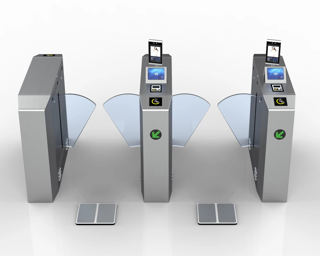 ESD Safety Gate Control System ESD Flap Turnstile Gate Cleanroom Equipment