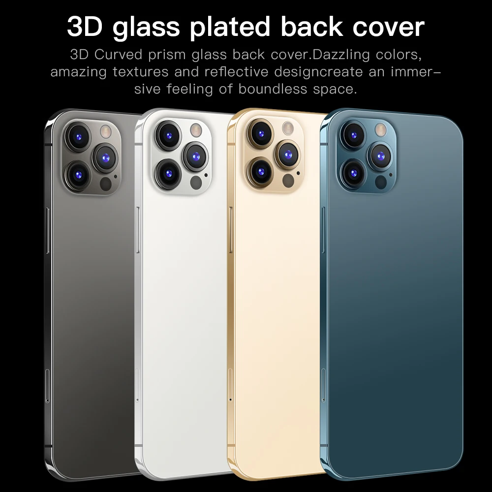 i12 pro max 6.7-inch original smartphone Global version unlocked Phone12 12GB+512GB 10core 4G 5G Network Android mobile phone