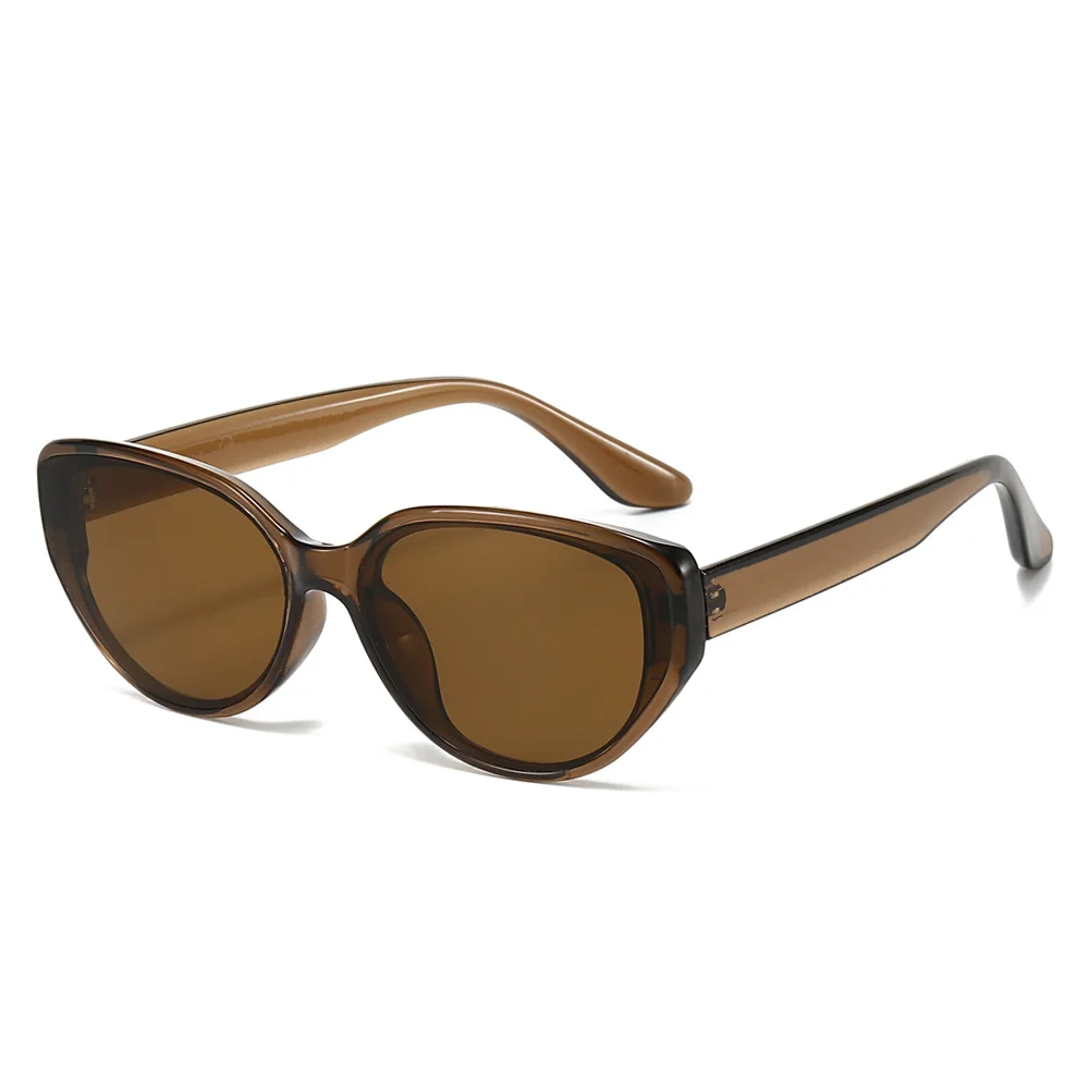 2024 Personalized Sweet Cool Cat Eye Small Frame Sunglasses Millennium Decorative Glasses Street Photo Sunglasses