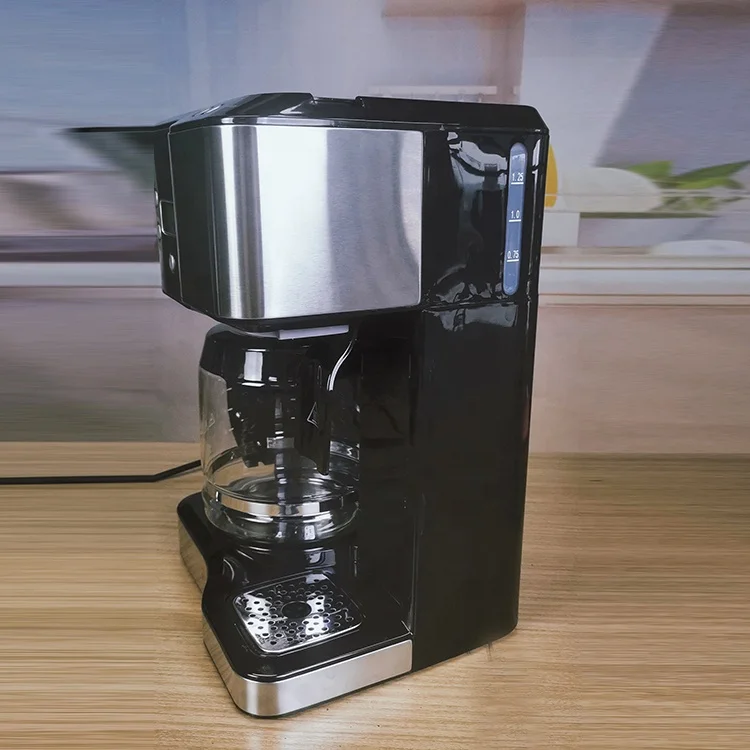 HCYM Best Tasting Drip Coffee Maker 2021 Small Coffee Drip Machine with Two Dispenser for Coffee Maker and Hot Water