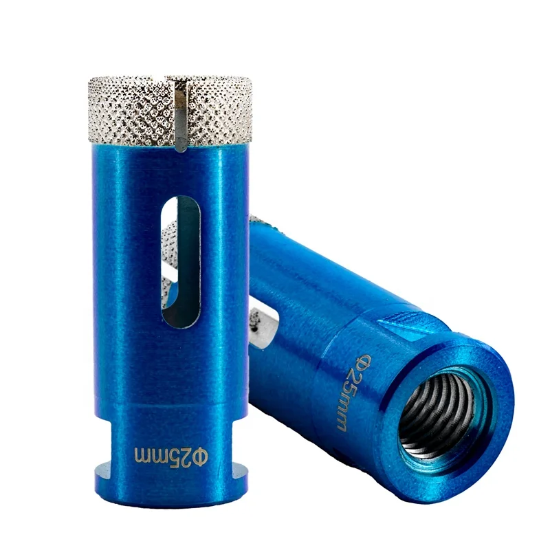 Vacuum Brazed Diamond Crown Hole Saw Hole Cutter Diamond Rooftop Arix Segments Diamond Drill Bits for Tile Marble