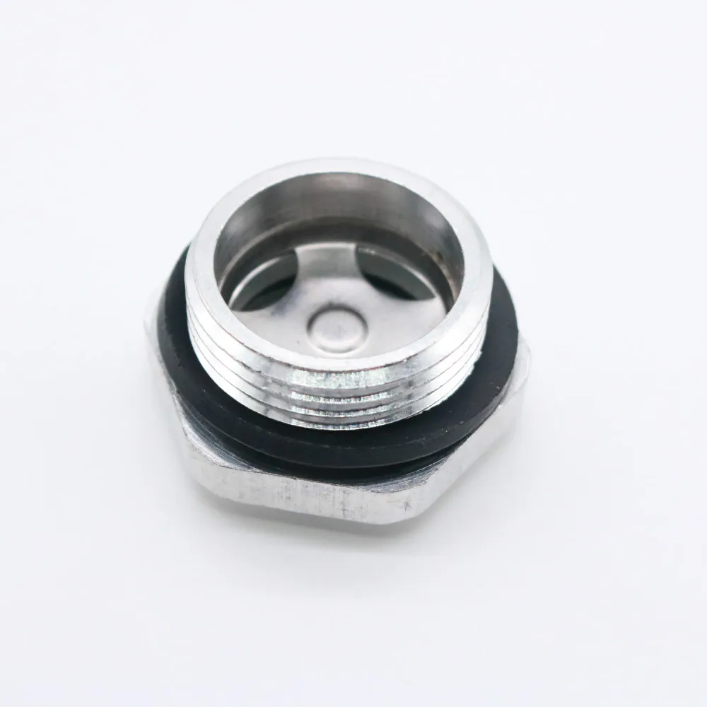 1inch G threads Visual grease pointer Sight Glass Water Flow Indicator