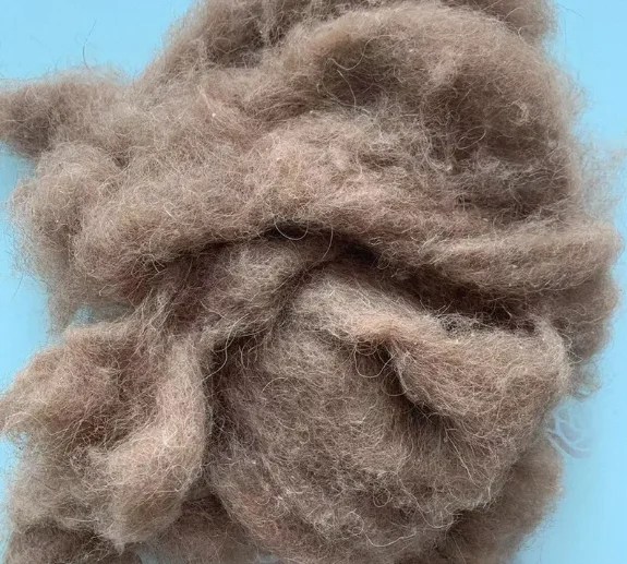 Best Quality Supersoft Dehaired Camel Hair Factory Price Raw Pattern Camel Wool