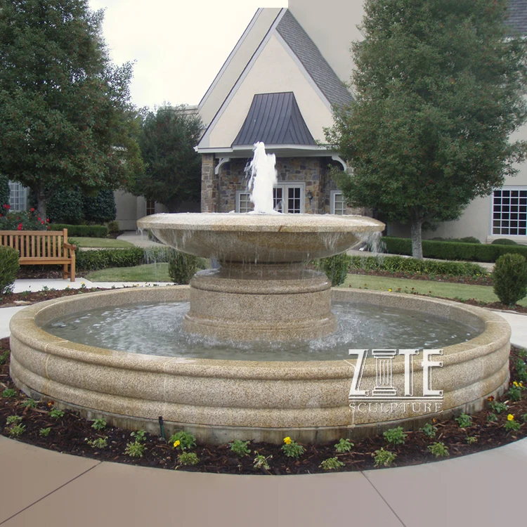 Decoration  garden outdoor natural stone marble fountain statue