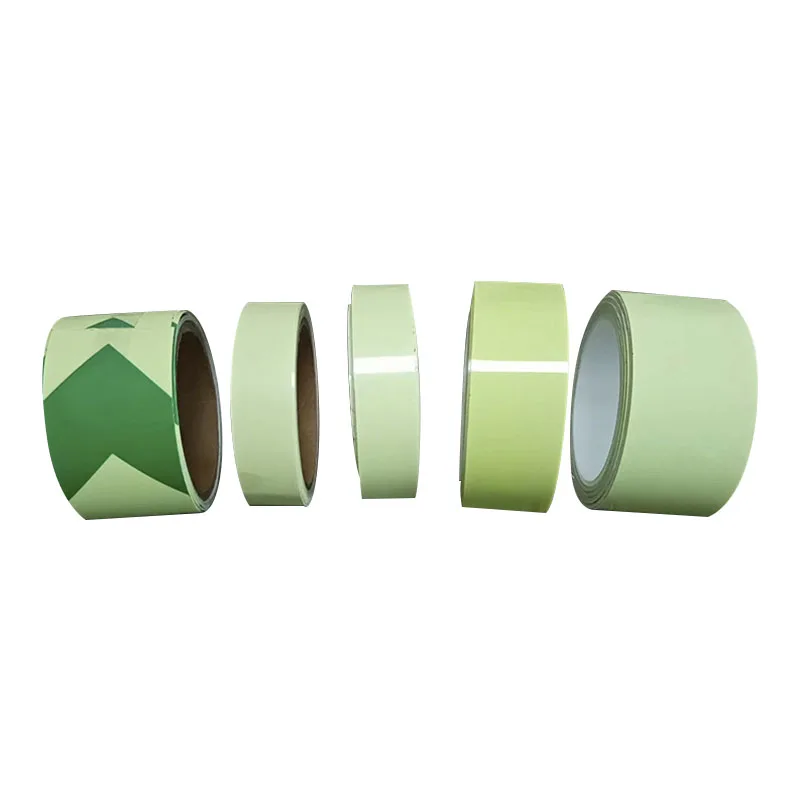Hot Selling Weather Resistant Glow in the Dark Night Waterproof PVC Fluorescent Luminous Self Adhesive Tape