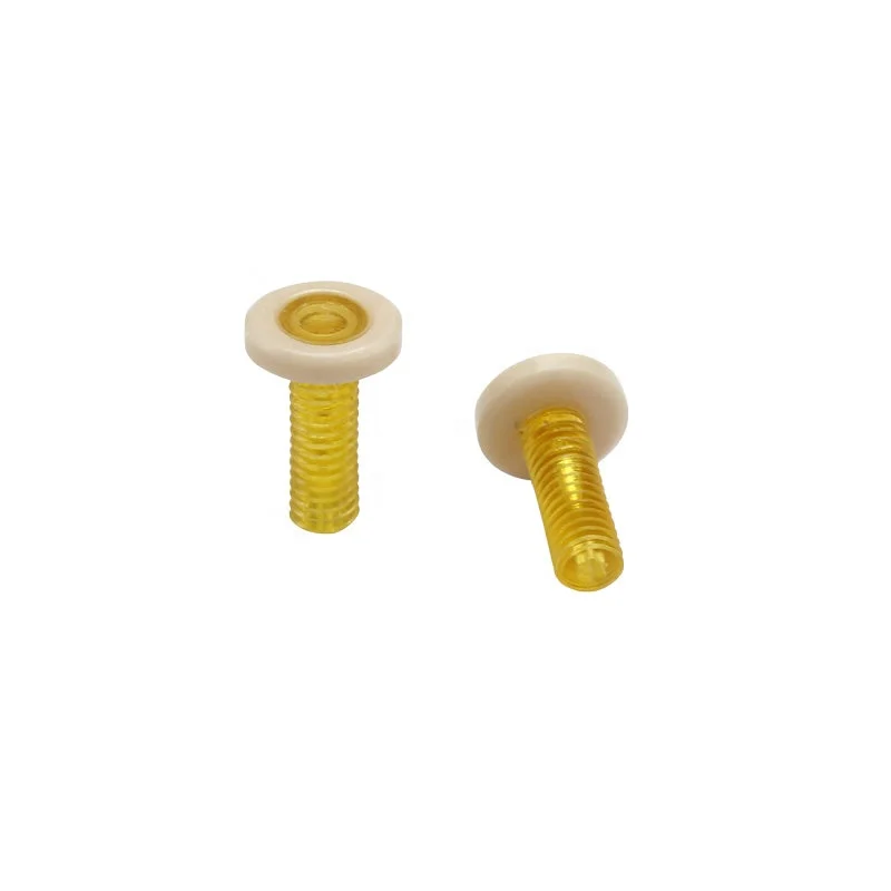 Metric Pei M4 Flat Head Style Plastic Tuning Screw Filter Adjustment Screw, Insulating Screws For Electric Equipment