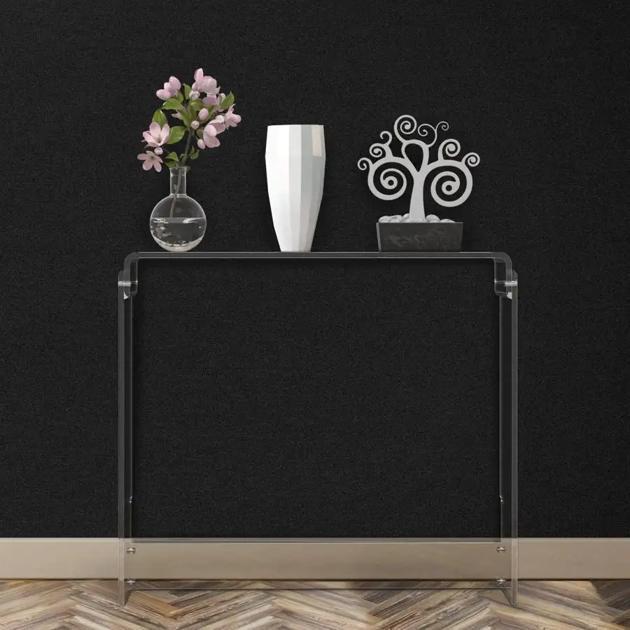 factory wholesale custom made clear lucite acrylic console table for living room
