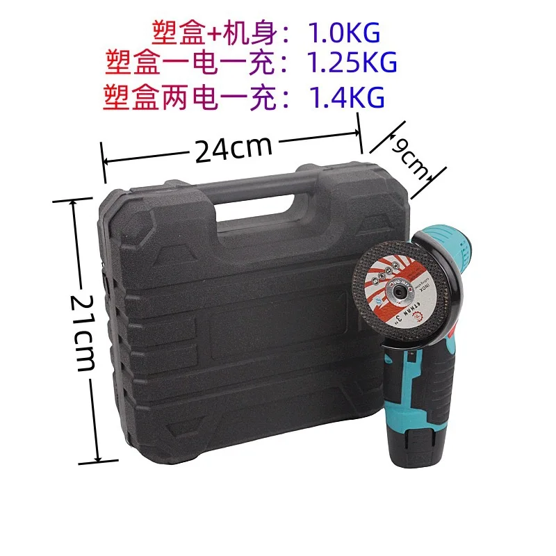 3 Inch Portable Multi-Function 12V Cordless Angle Grinders Power Tools Mini Electric Angle Grinder with Lithium Battery