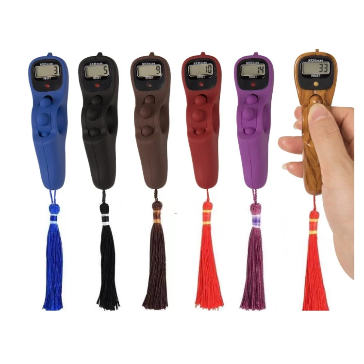 Top quality Muslim Digital Beads Tasbih Counter tasbeeh counter ABS tally finger counter muslim bracelet prayer beads