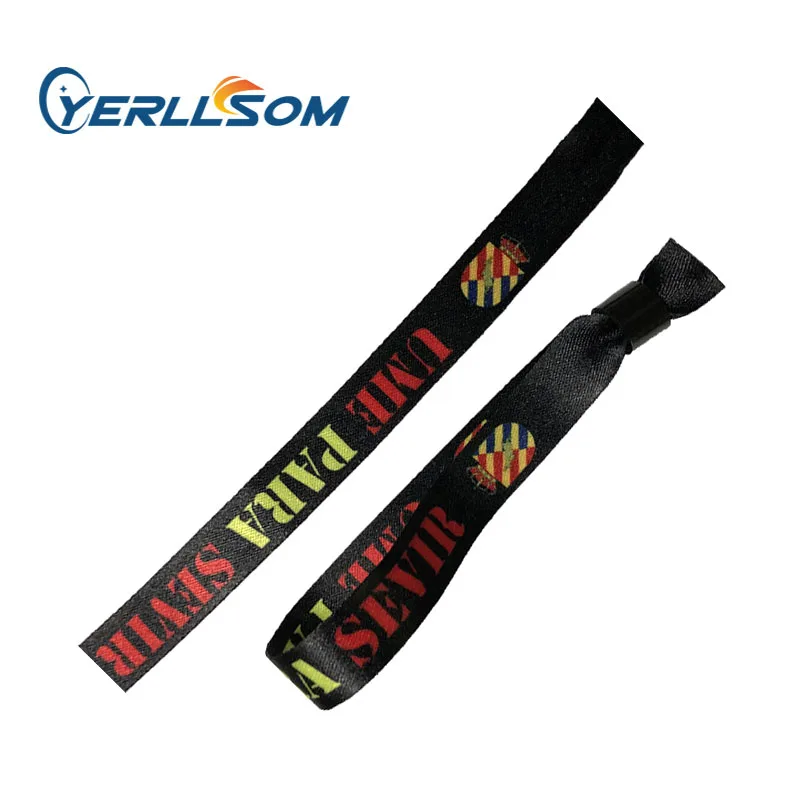 YERLLSOM Custom Music Festival Printed Cloth Wristbands For Events Y22092810