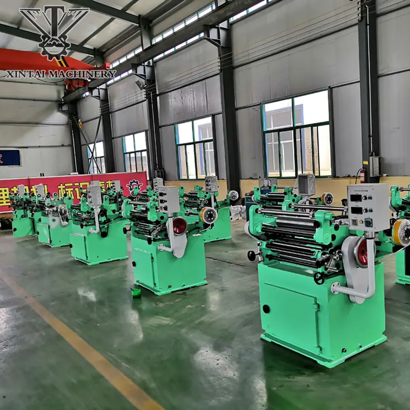 
The foil material slitting rewinding machine for thermal paper PVC BOPP material coil winding machine made in China 