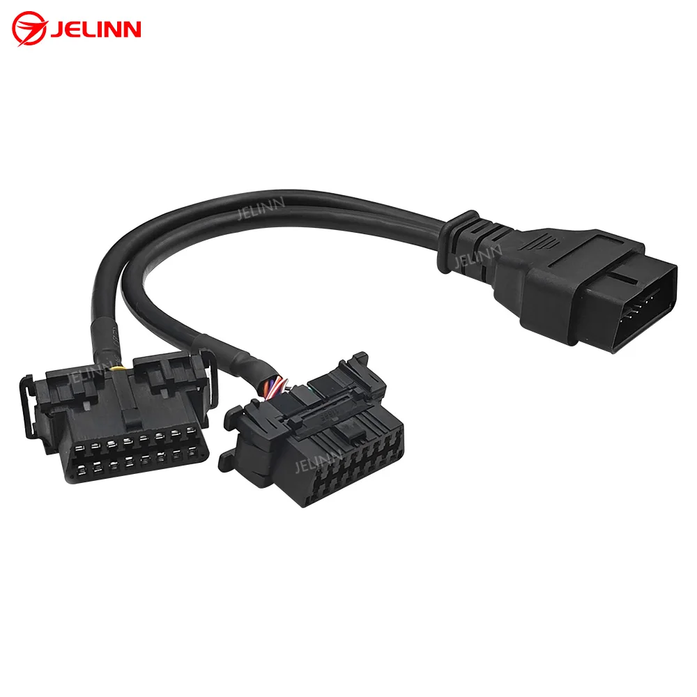OBD 2 OBD2 Splitter Y Cable for Kia Hyundai Dodge Jeep Chrysler Nissan Toyota Mitsubishi Suzuki Lexus Infiniti Tata Land Rover