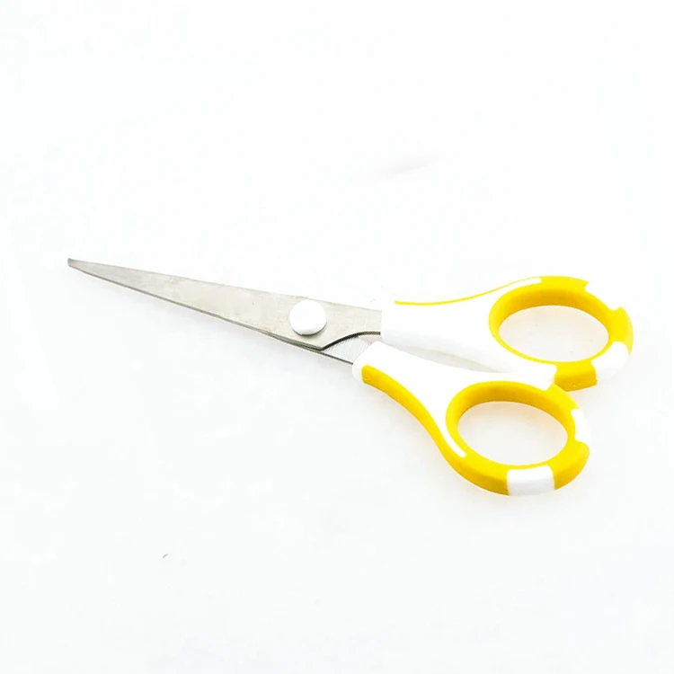 Индивидуальные многофункциональные Офисные ножницы желтого зеленого красного цветов 5 дюймов канцелярские принадлежности из нержавеющей стали для