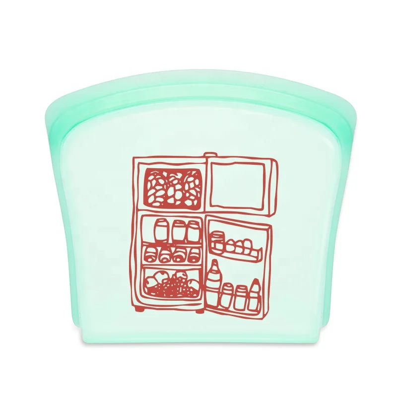 
LFGB Odorless 100% Platinum Food-grade Silicone Food Storage Bag LFGB Silicone Cooler Bag for Meat 