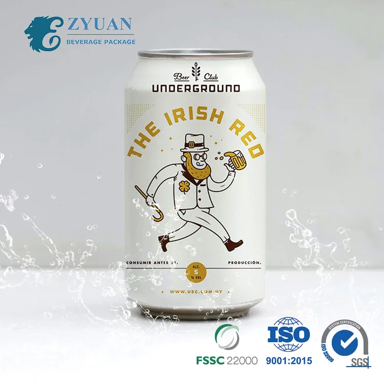 355ml 12oz 473ml 16oz Standard High Quality Empty Blank Customized Logo Wholesale Aluminum Soft Drink Cans