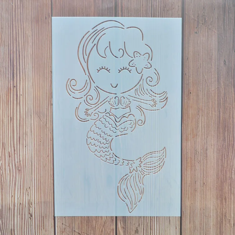 High Quality Customized Design Plastic Stencil For Scrapbooking