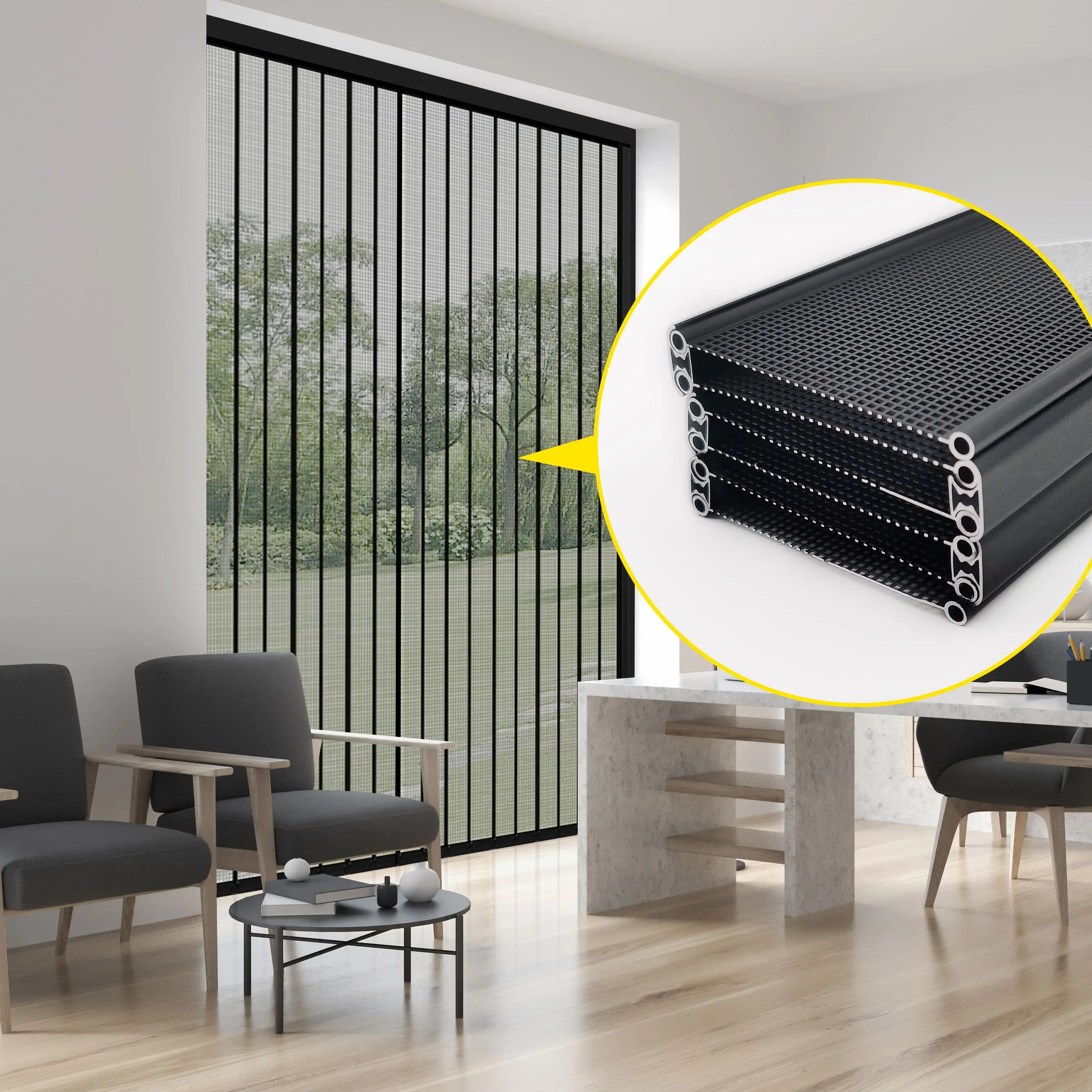 Anti Mosquito Summer Style Mesh Net Anti Insect Window Magnetic Curtain Fly Screen For Windows