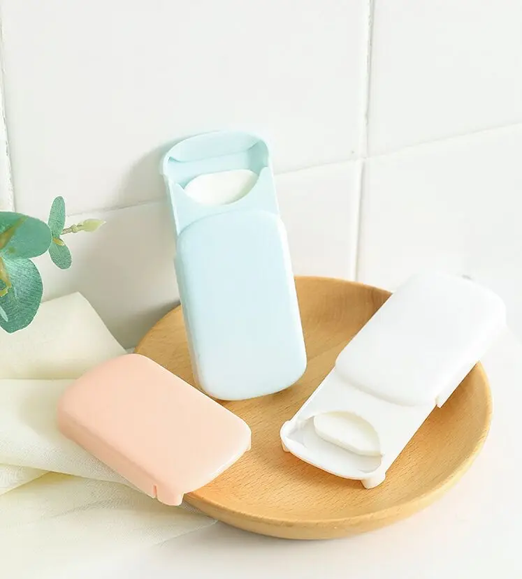 Portable Mini Outdoor Travel Washing Hand Bath Clean Slice Sheets Disposable Soap Sheet Paper