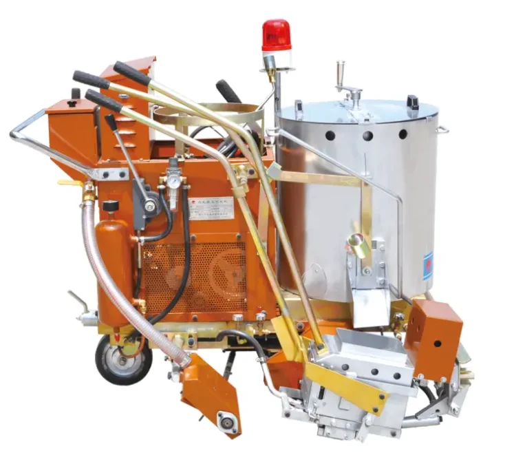 Manual street road painting thermoplastic road shoulder marking paint machine