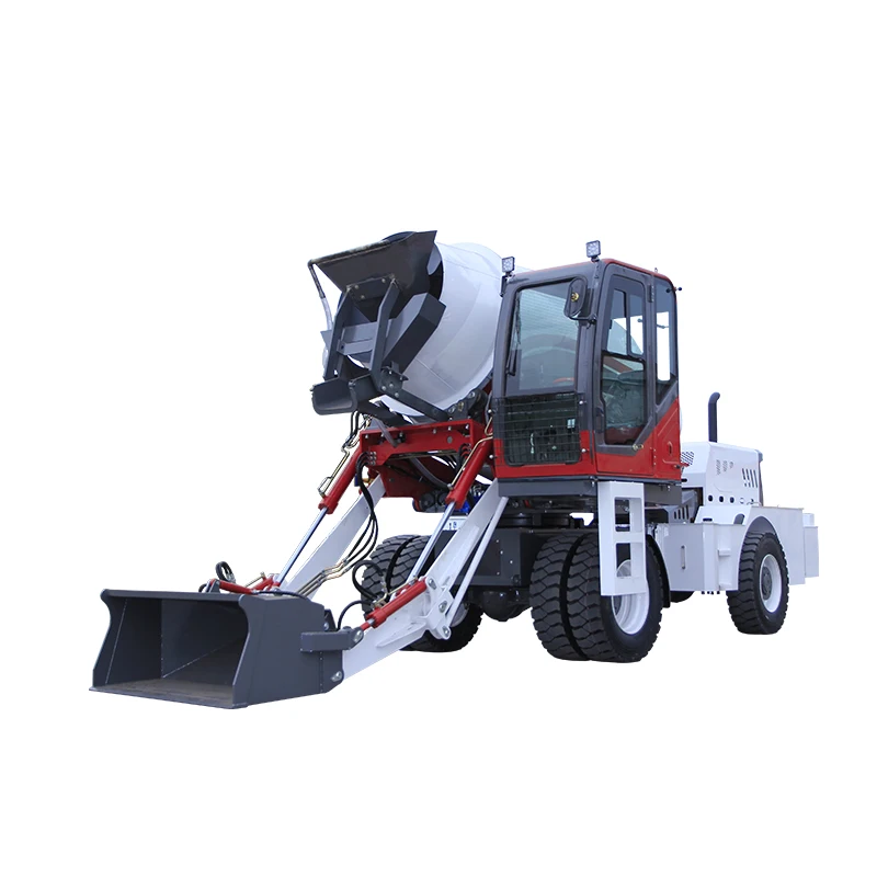 Mobile Cement Mixer Truck Diesel Self Loading Concrete Mixer 5 M3 For Sale