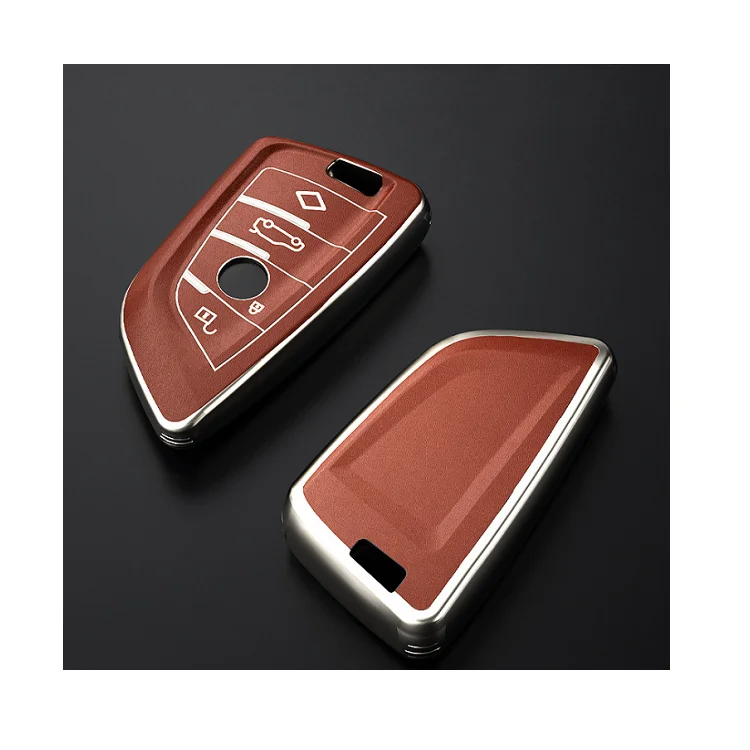 High quanlity TPU frosted surface car key Cover compustar for BMW Blade car key