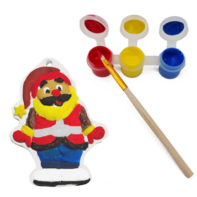 DIY toys make your own christmas Plaster painting kit drawing kit educational arts and crafts kit color for kids