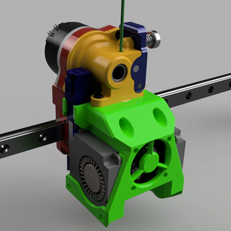 
GIULY 3D Printer Parts Voron CR-10 Blurolls Orbiter Extruder Aluminum Allgearshaft for Direct Dual Drive Extruder 