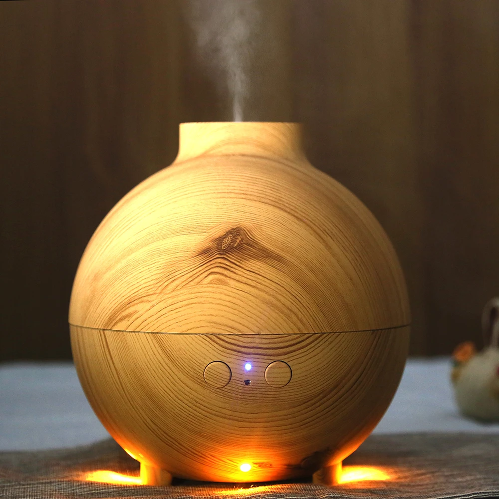Aromacare ABS PP древесины увлажнитель воды масло распределитель зеленый дом