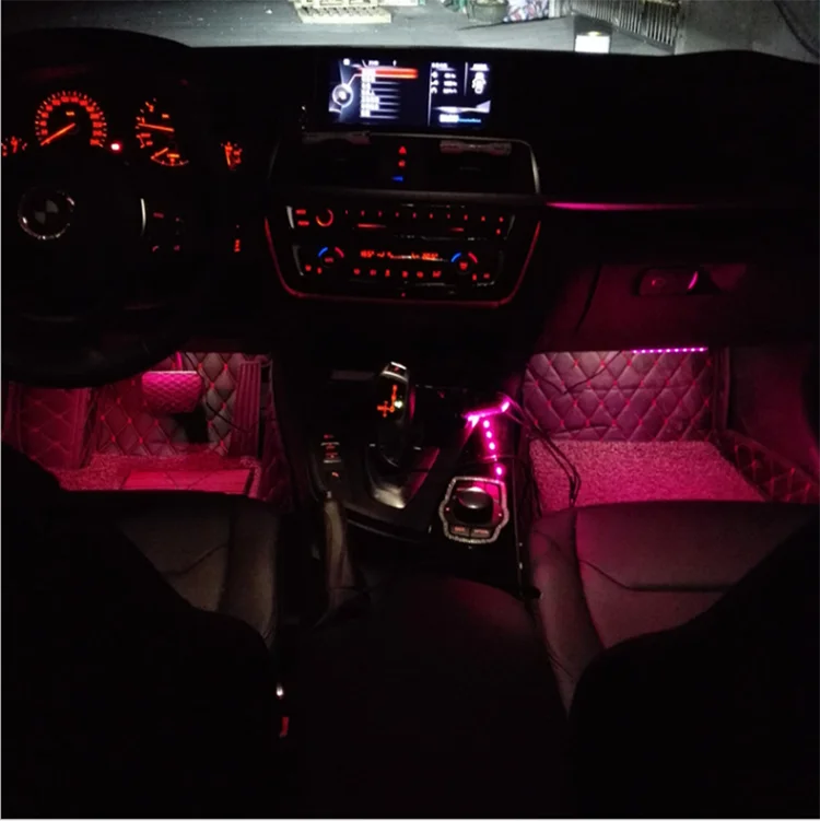  Гирлянда для салона гибкая атмосфера аксессуары украшения rgb декоративная окружающая полоса светодиодная внутренняя подсветка