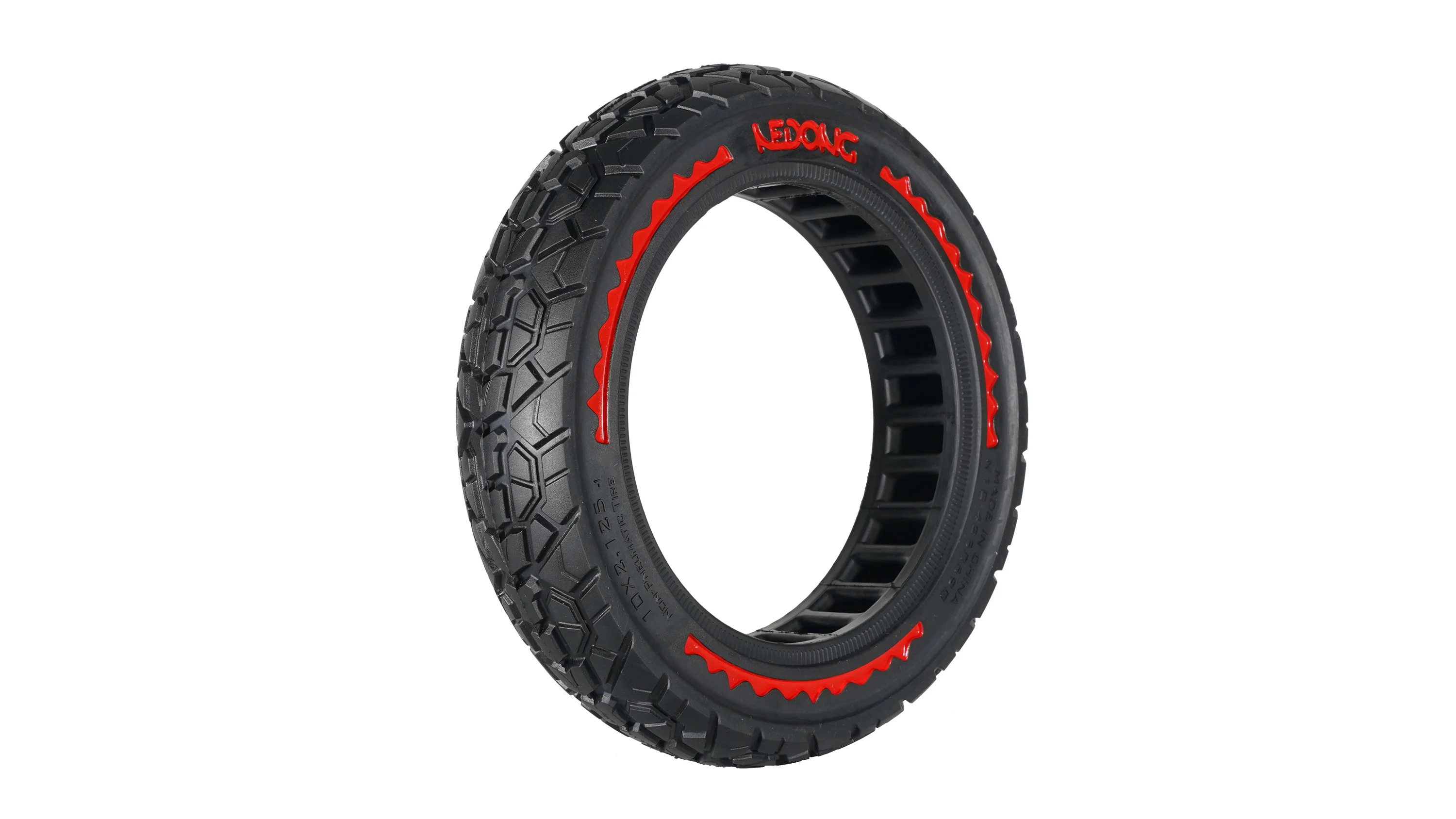 10x2.125 E-scooter Tires Anti Flat Off-road Solid Tire M365 Scooter Parts Accessories Scooter 10 Inch Offroad Tires