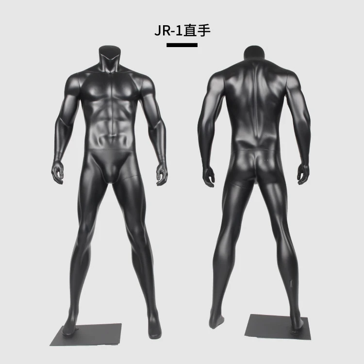 popular designed sporting life like standing headless sport female mannequin muscular woman model hands on back