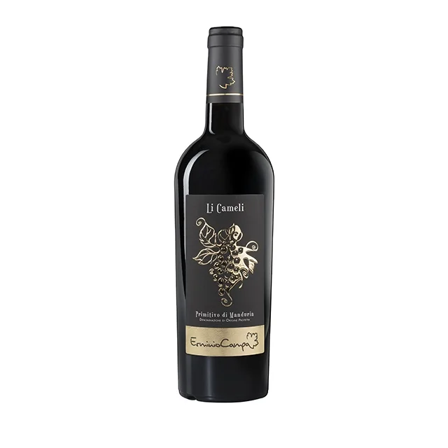 Красное вино pulia 2018 Primitivo di Manduria PDO cl.75 «Li Cameli»